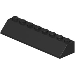 4445-026スロープ45度2×8ブラック