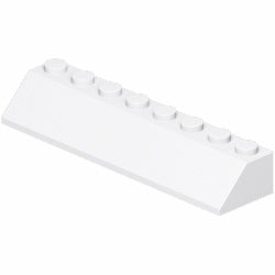 4445-001スロープ45度2×8ホワイト