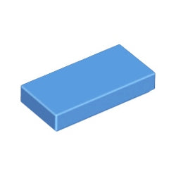 3069b-102タイル1×2ミディアムブルー