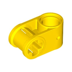 6536-024テクニック車軸ピンコネクター-垂直イエロー