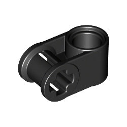 6536-026テクニック車軸ピンコネクター-垂直ブラック