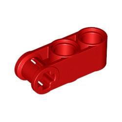 42003-021テクニック車軸ピンコネクター1×3垂直ペグ穴2つレッド
