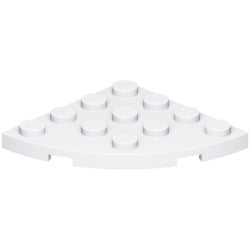 30565-001プレート4×4コーナー丸ホワイト