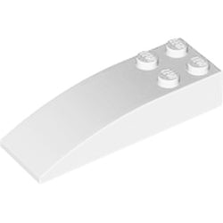 44126-001曲面スロープ6×2ホワイト