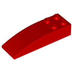 44126-021曲面スロープ6×2レッド