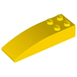 44126-024曲面スロープ6×2イエロー