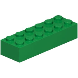 2456-028ブロック2×6グリーン