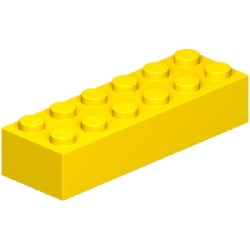 2456-024ブロック2×6イエロー