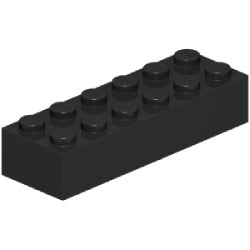 2456-026ブロック2×6ブラック