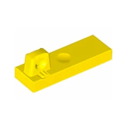 44300-024ヒンジプレート1×3ロック上部に指1本イエロー