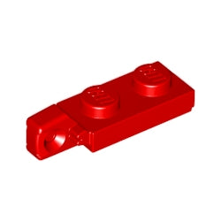 44301-021ヒンジプレート1×2ロック端に指1本レッド