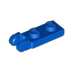 44302-023ヒンジプレート1×2ロック端に指2本ブルー(旧型)