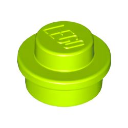 4073-119プレート1×1丸ライム