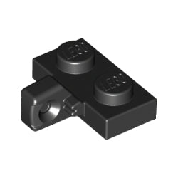 44567-026ヒンジプレート1×2ロック側面に指1本ブラック