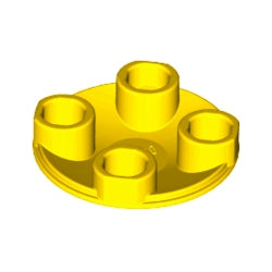 2654-024プレート2×2丸底イエロー