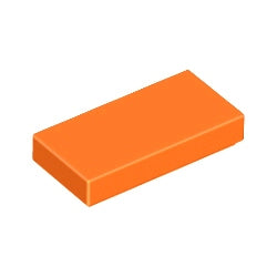 3069b-106タイル1×2オレンジ