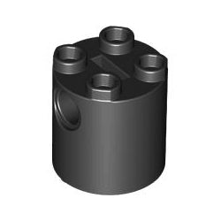 30361c-026ブロック丸2×2×2ロボット胴体ブラック