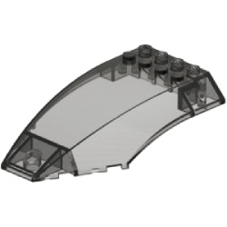 45705-111曲面ウインドスクリーン10×6×2トランスブラック