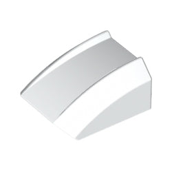 30602-001曲面スロープ2×2×1ホワイト