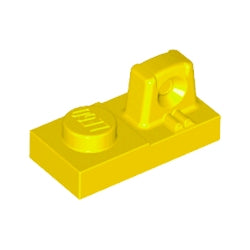 30383-024ヒンジプレート1×2ロック上部に指1本イエロー