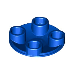 2654-023プレート2×2丸底ブルー