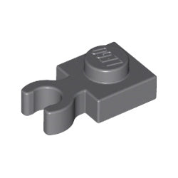 4085c-199プレート1×1垂直クリップ付ダークブルーイッシュグレイ