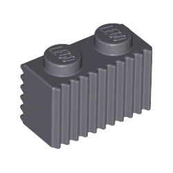 2877-199ブロック1×2グリルダークブルーイッシュグレイ