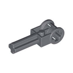 6553-199テクニック車軸2L-ハンドルと車軸穴付ダークブルーイッシュグレイ