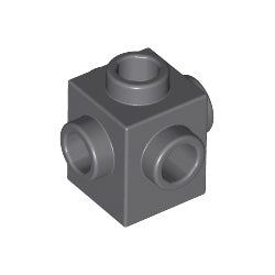 4733-199ブロック1×1-4方向スタッド有ダークブルーイッシュグレイ