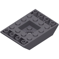 30183-199逆スロープ45度6×4両側傾斜と中央窪みダークブルーイッシュグレイ