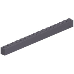 2465-199ブロック1×16ダークブルーイッシュグレイ