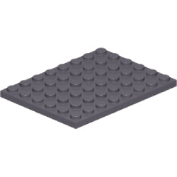 3036-199プレート6×8ダークブルーイッシュグレイ