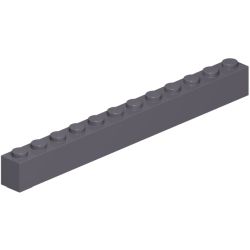 6112-199ブロック1×12ダークブルーイッシュグレイ