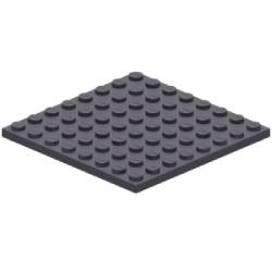 41539-199プレート8×8ダークブルーイッシュグレイ