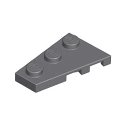 43723-199ウェッジプレート3×2左ダークブルーイッシュグレイ