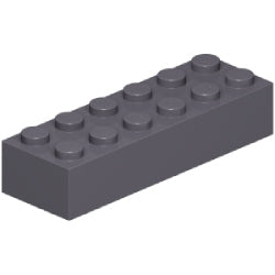 2456-199ブロック2×6ダークブルーイッシュグレイ