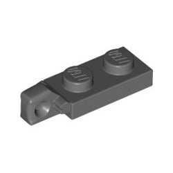 44301-199ヒンジプレート1×2ロック端に指1本ダークブルーイッシュグレイ