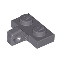 44567-199ヒンジプレート1×2ロック側面に指1本ダークブルーイッシュグレイ