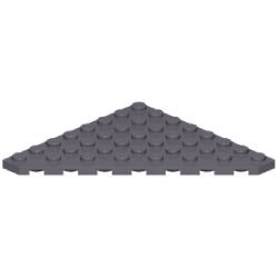 30504-199プレート8×8コーナー無ダークブルーイッシュグレイ