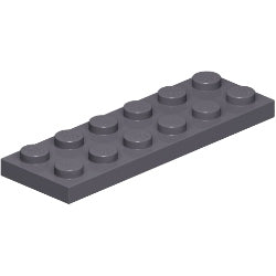 3795-199プレート2×6ダークブルーイッシュグレイ