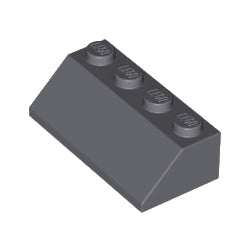 3037-199スロープ45度2×4ダークブルーイッシュグレイ