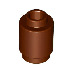 3062b-192ブロック1×1丸レディシュブラウン