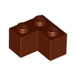 2357-192ブロック2×2コーナーレディシュブラウン