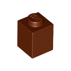 3005-192ブロック1×1レディシュブラウン