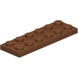 3795-192プレート2×6レディシュブラウン