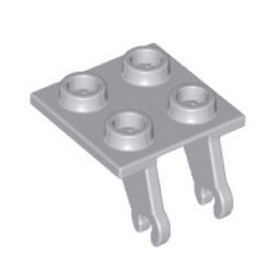 2415-194プレート2×2ホイールホルダーライトブルーイッシュグレイ