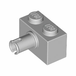 2458-194ブロック1×2側面にペグ1個ライトブルーイッシュグレイ