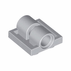 2817-194プレート2×2下部にペグ穴付2個ライトブルーイッシュグレイ