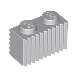 2877-194ブロック1×2グリルライトブルーイッシュグレイ