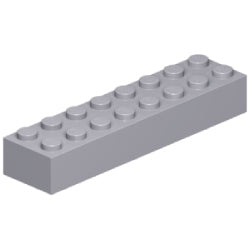 3007-194ブロック2×8ライトブルーイッシュグレイ